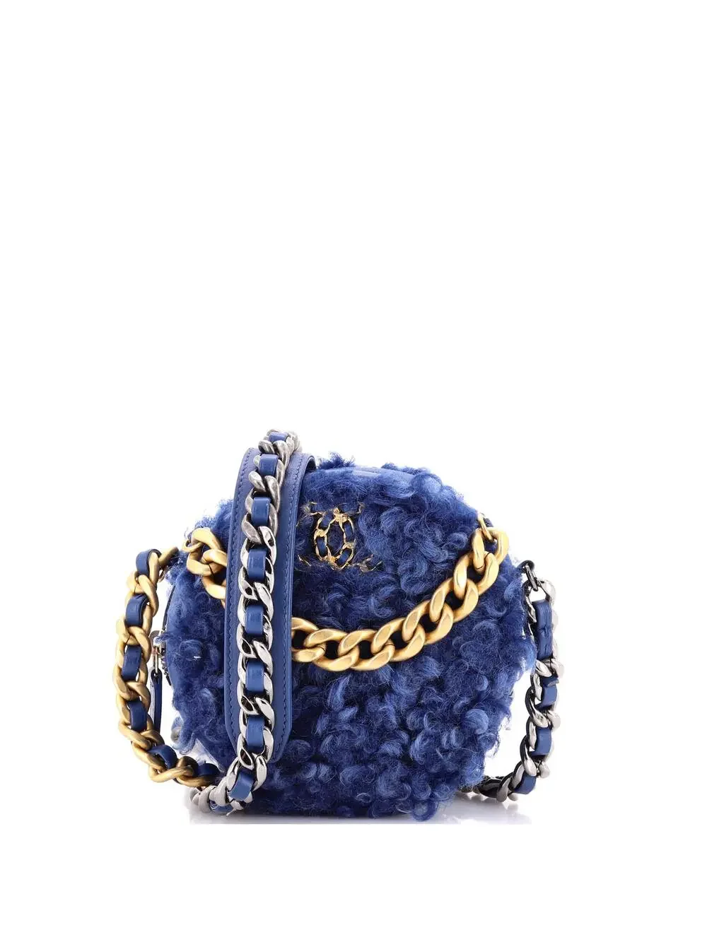 Chanel 19 Round Clutch With Chain #238711C20B